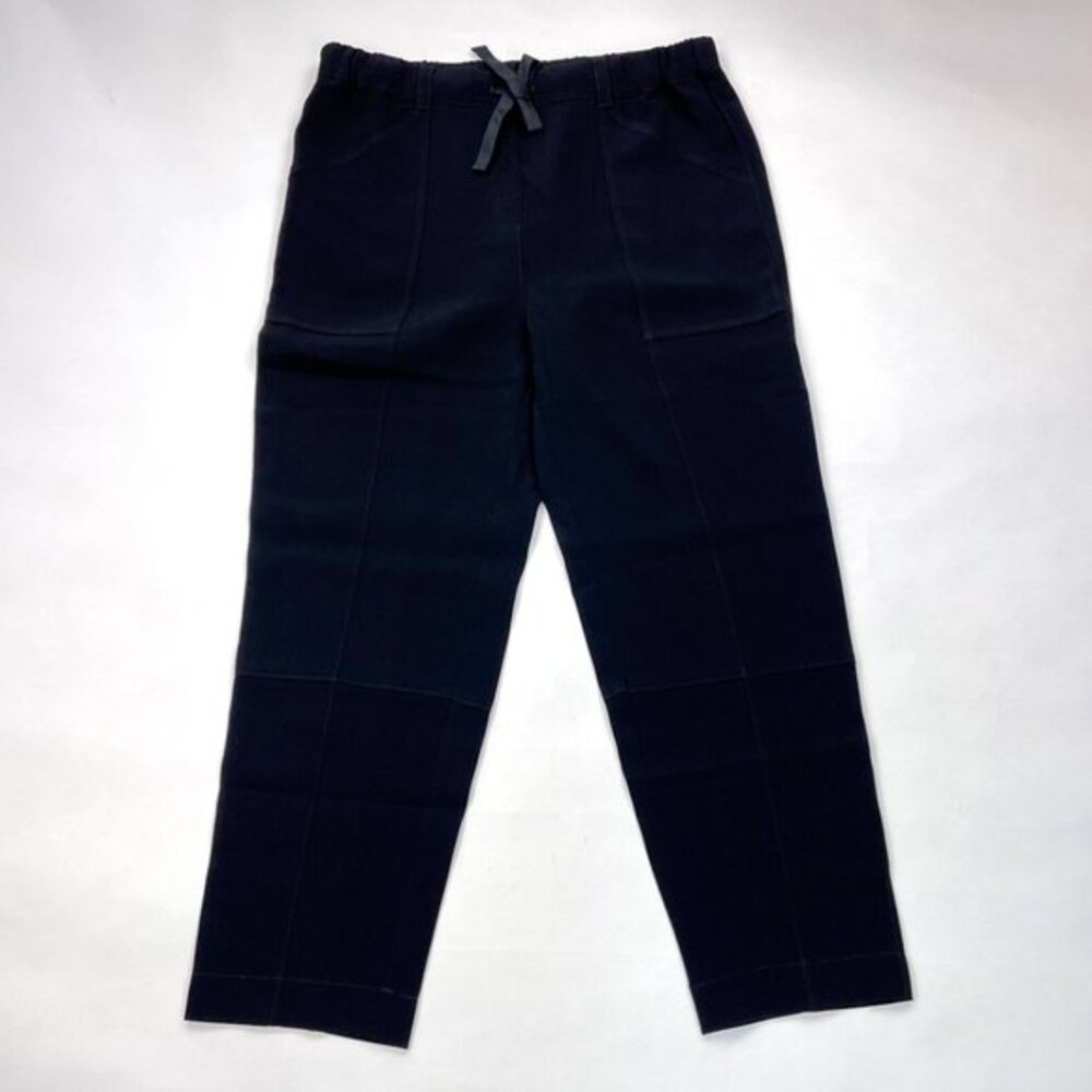 Cinq a Sept 5a7 High Waist Tapered Leg Pants Women 10 EUC Pockets Elastic waist